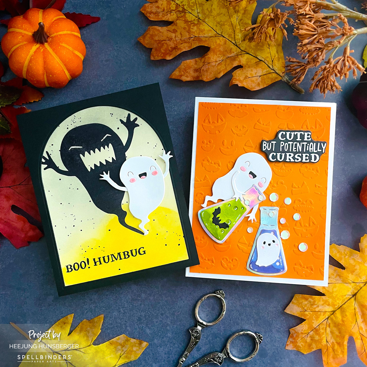 Halloween Fun with Spellbinders August Press & Foil Club!