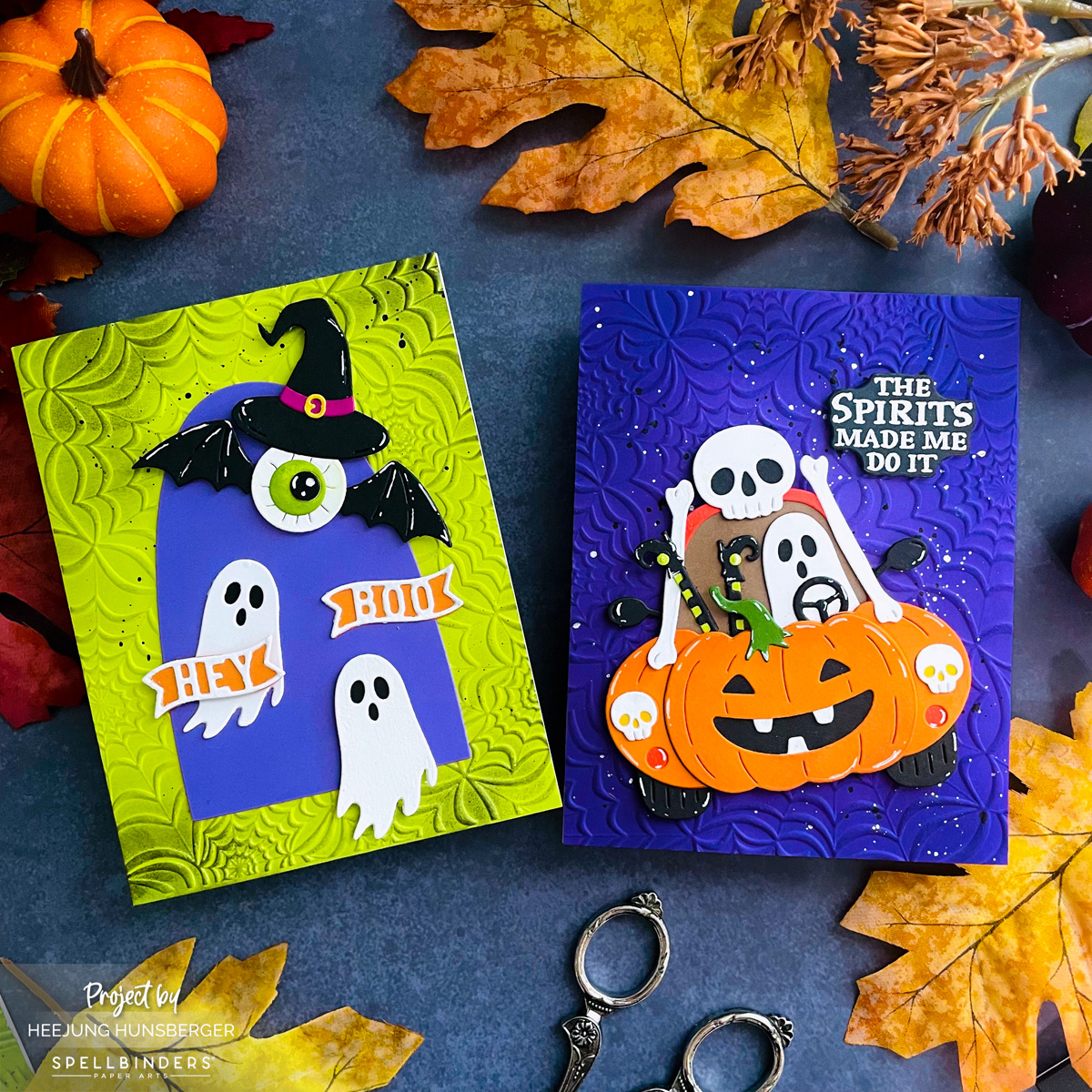 Halloween Spooktacular with Spellbinders August Large Die Club & 3D Embossing Club!