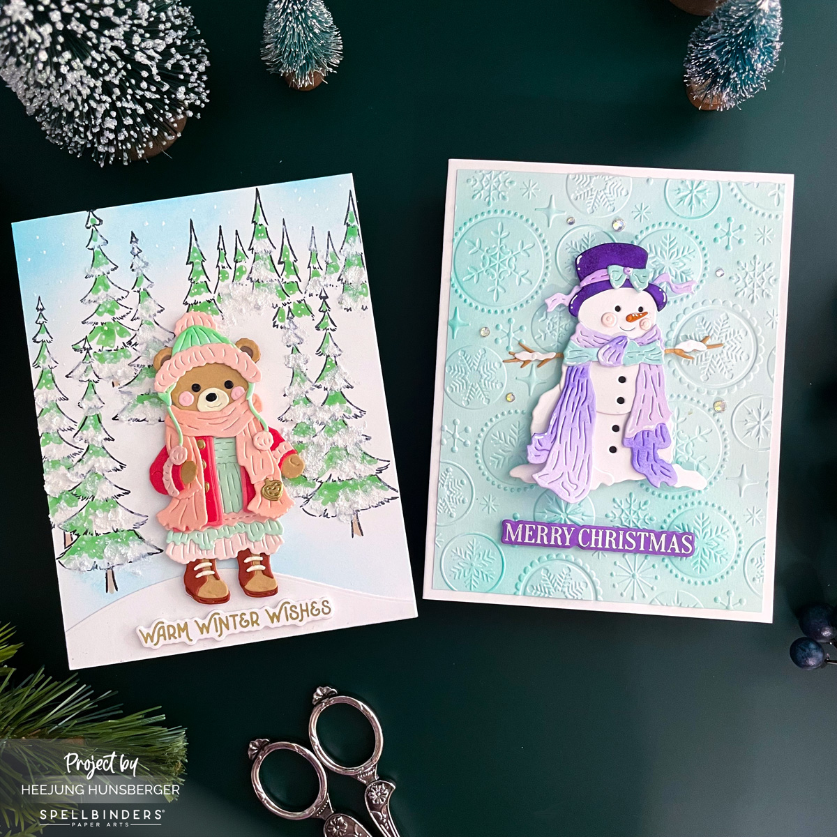 Winter Whimsy with the Christmas Blush Collection by Frank Garcia | Spellbinders